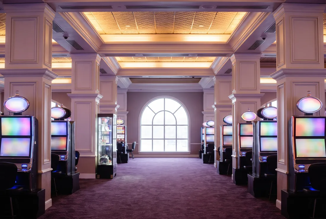Slots by the arched window in Halifax
